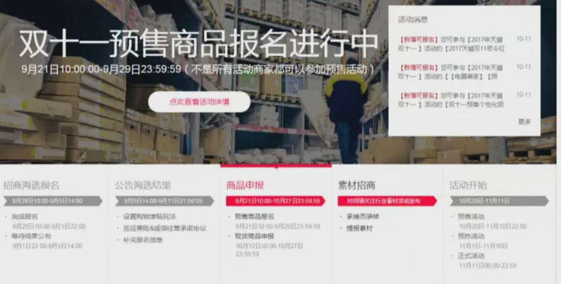 電商運營，雙11